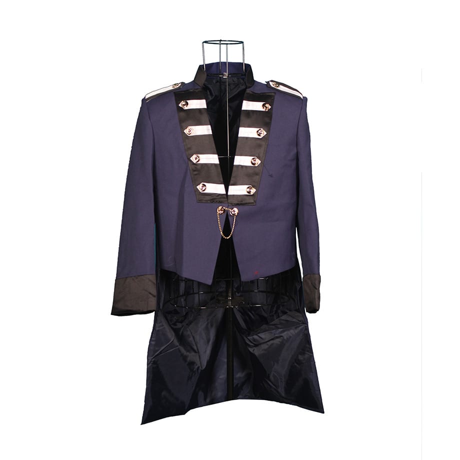 Purple vest with black/white collar - Performance costumes - 7 Magic Inc