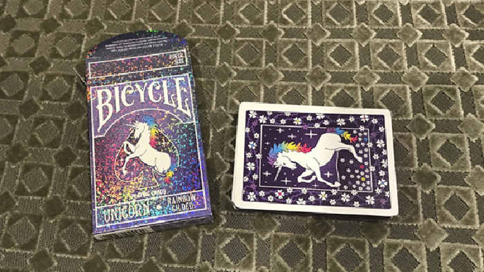 bicycle unicorn cards