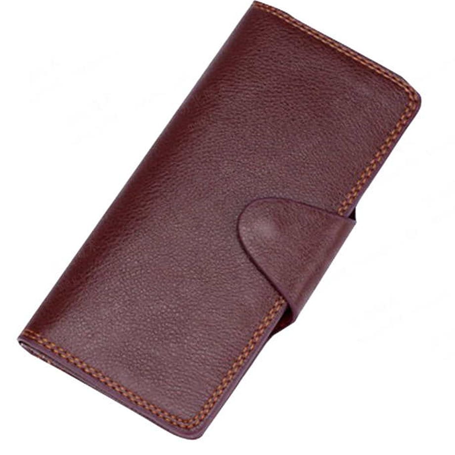 Supreme Fire Wallet (Black/brown leather, Long) - 7 Magic Inc