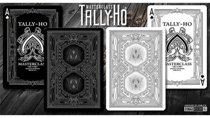 Playing Cards Tally-Ho Masterclass Black