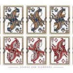 Poker SPielkarten Scarlet ORNATE White Edition Playing Cards 