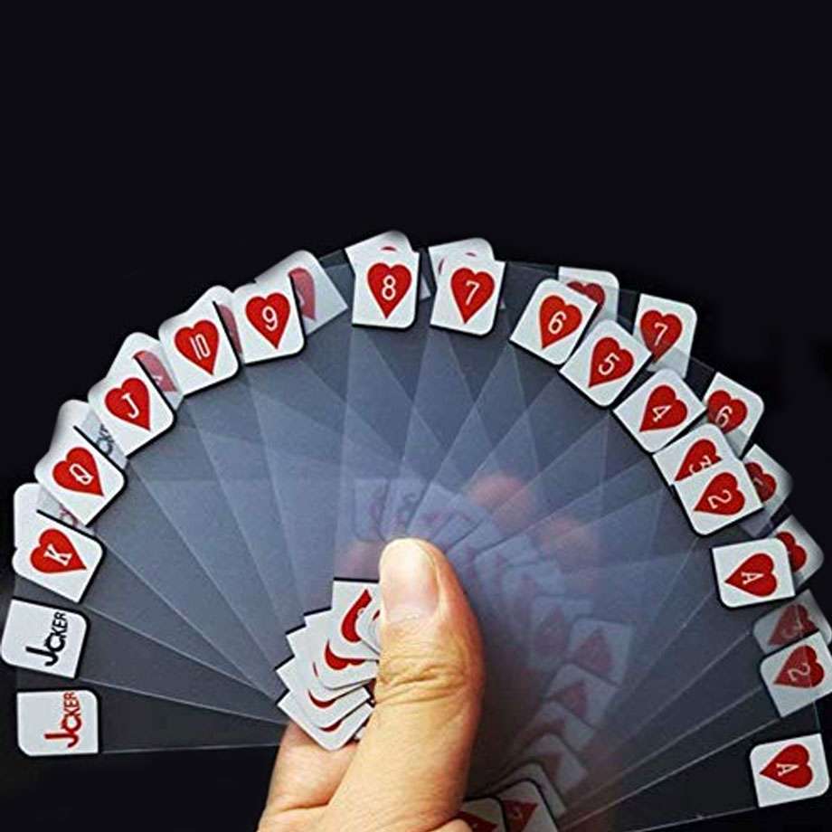 Waterproof Clear Poker Cards 7 Magic Inc