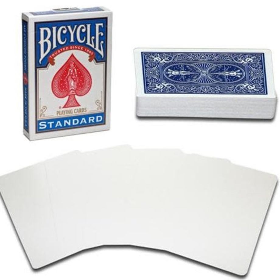Blank Back Bicycle Cards (box color varies) - 7 Magic Inc